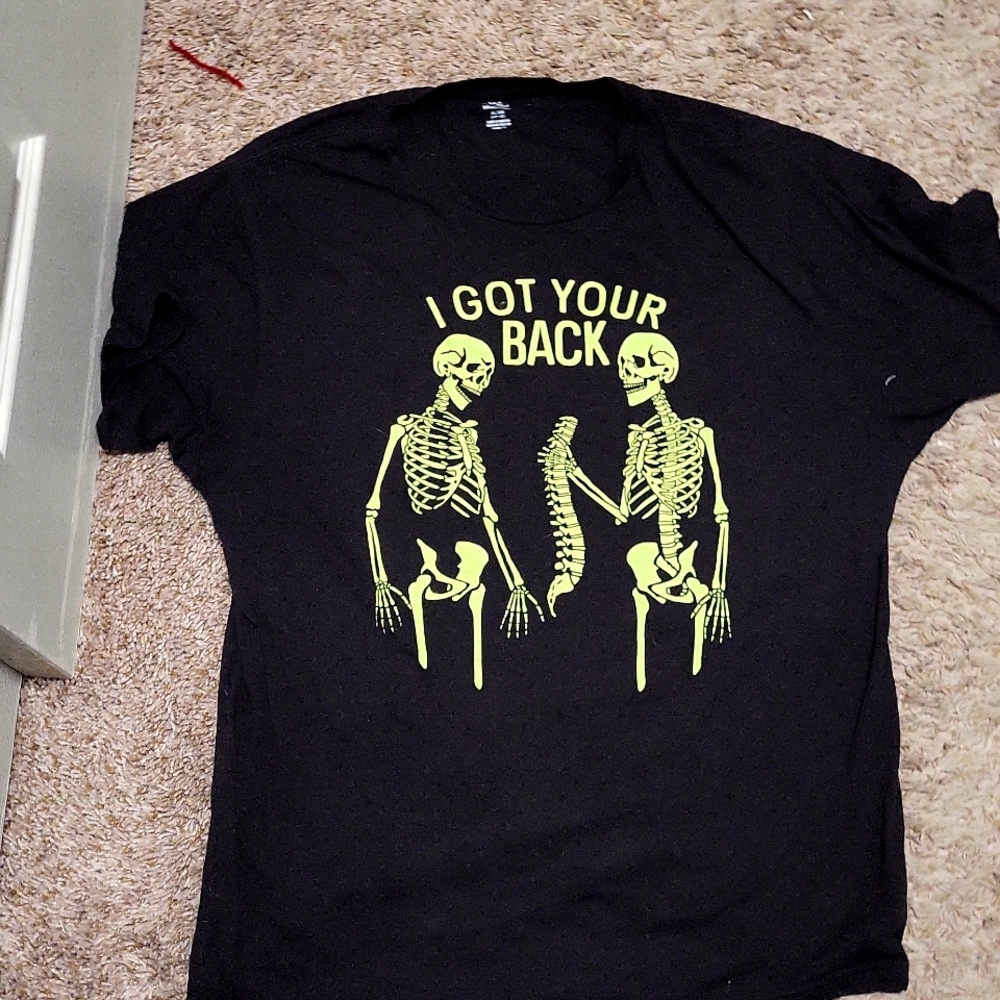 Black graphic tee